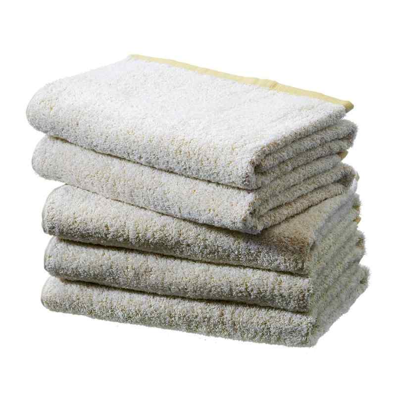 Terry Labo ホワイトコート バスタオル 同色5枚セット 日本製 泉州タオル 約60×120cm 速乾 吸水 セット..