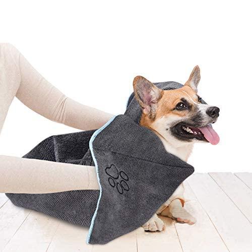 Sinland マイクロ ファイバー 超吸水 ペット用 タオル 犬 猫 体拭き タオル 75cmx127cm