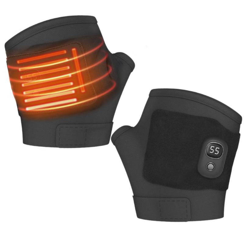 [RemarksJapan] 【2025年冬最新】防寒 手袋 温熱手袋 電熱グローブ 充電式 防寒グッズ 指なし加熱手袋 ..