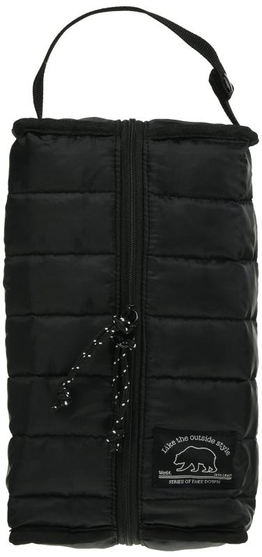 ティッシュケース（フェイクダウン）ブラック