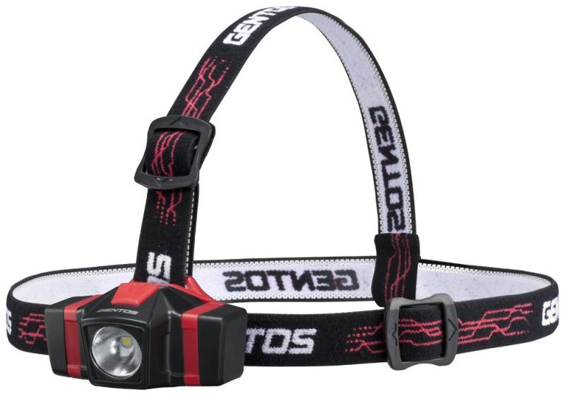 Rakuten - GENTOS(ジェントス) LED ヘッドライト 小型 軽量 単3電池式 30~90ルーメン GD-002D/102D/002D 登山 釣り