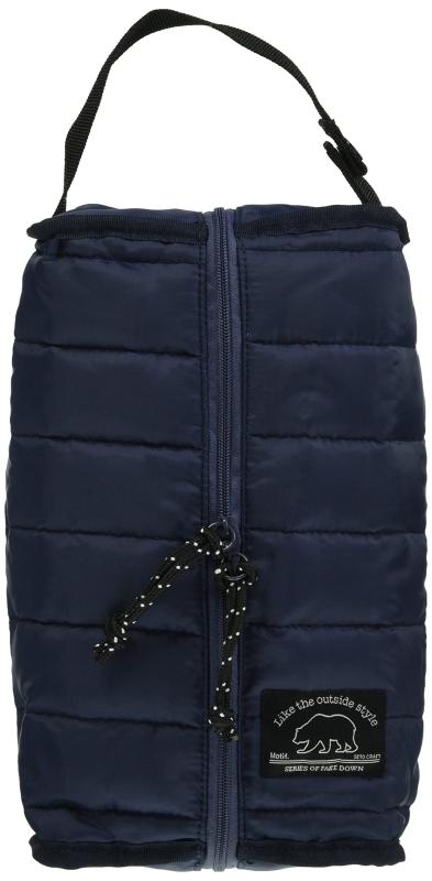 ティッシュケース（フェイクダウン）ブルー