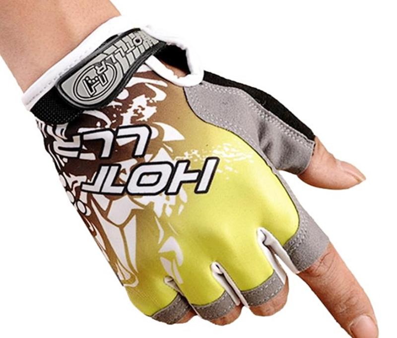 【こもれび屋】 サイクリンググローブ 夏 立体 サイクルグローブ 指切り 自転車 手袋 衝撃吸収 滑り止め付き 通気性 男女兼用 夏(4.0)