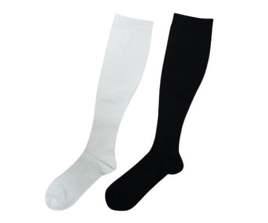 イイダ靴下 フットケア着圧ハイソックス 紳士用 ブラック