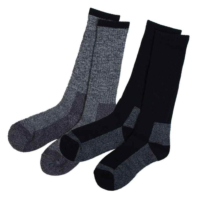 スキーソックス ジュニア 男の子 遠赤加工 靴下 2足組 冬 スポーツソックス SP345