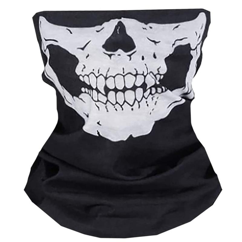 BUZZxSELECTION(バズ セレクション) メンズ フェイスガード ドクロ ネックウォーマー サバゲー バイク UVカット 防寒 FM001