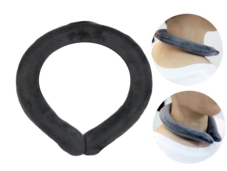 ネックホット ネックウォーマー首掛け ホッカイロ 冬用 ネック リング 瞬間 温感 ぽかぽか 加熱 何度も使える 2カラー ホットリング ウォームリング 防寒 カイロ 首用 あったか カバー付きの商品画像