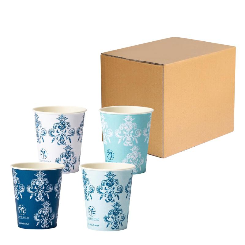 サンナップ 日本製 紙コップ 100個入 205ml 7oz 使い捨て クルビッツ シーンパターンコレクション 内面ポリエチレンラミネート加工 保管に便利で衛生的な箱梱包 オフィス 普段使い サンナップ