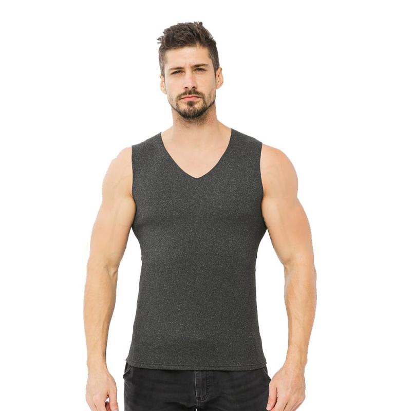 [Schicksal.] メンズファッション あったかタンクトップ インナー 防寒 冬 暖かい 男性 無地 シンプル 肌着 ノースリーブ