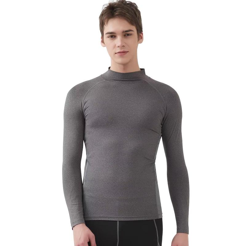 [Nesseo] 夏用インナー 冷感インナー メンズ 長袖 スポーツインナー コンプレッションウェア 夏 アンダーシャツ メッシュ付き 通気速乾 UVカット 着圧シャツ ランニング トレーニングウェア