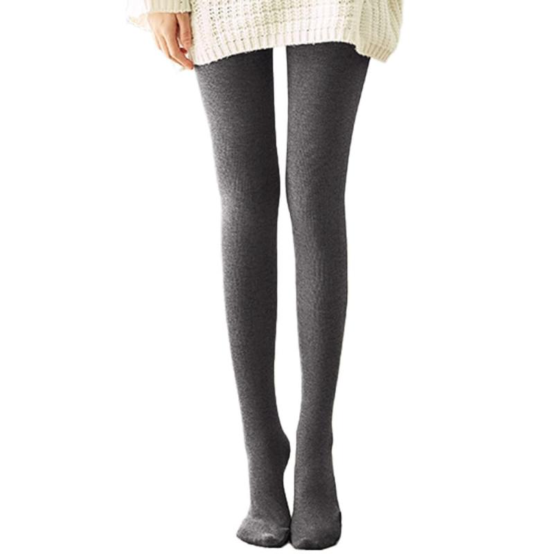 [アイカ] 選べる2タイプ 裏起毛 ハイウエスト リブレギンス タイツ or トレンカ 暖かい 保温 防寒 伸縮性 厚手 美脚 ストレッチ パンツ 無地 レディース