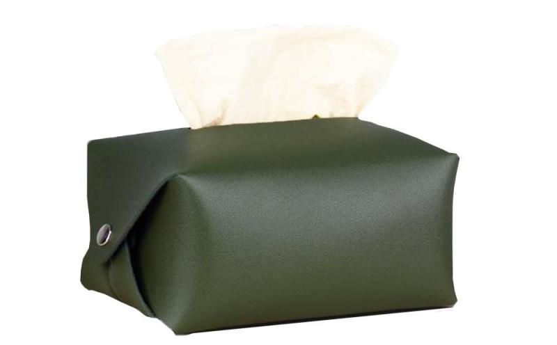 Fumemo ティッシュ ケース カバー 収納 箱 卓上 ボックス おしゃれ インテリア 革 皮 合皮 PU レザー