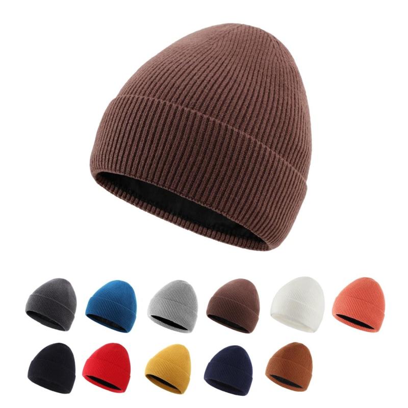 [Connectyle]ニット 帽子 幼児 暖かい ニットキャップ キッズ 男の子 女の子 冬 カフ ビーニー 子供