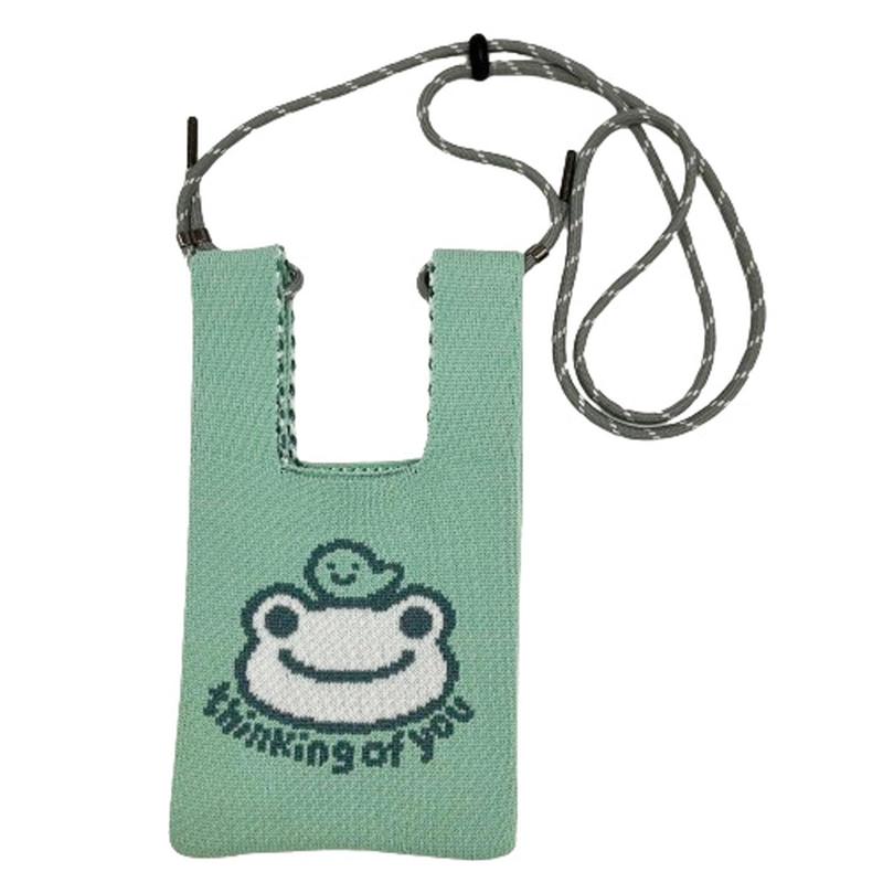 [ナカジマコーポレーション] かえるのピクルス ニットサコッシュ