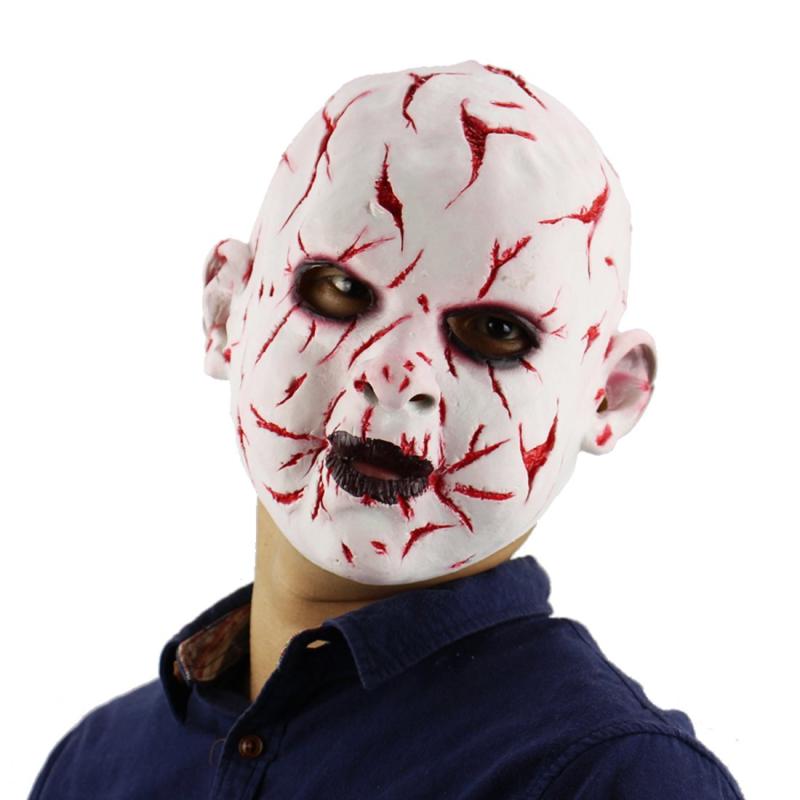 Full Mask - [EnergyPower] ハロウィン・パーティー用マスク 血だらけゾンビ 頭部全体をカバーする超リアルマスク 怖いです 死体 悪魔 宇宙人 サタン デーモン ウィッグ お面 仮面 かぶりもの cosplay 変身