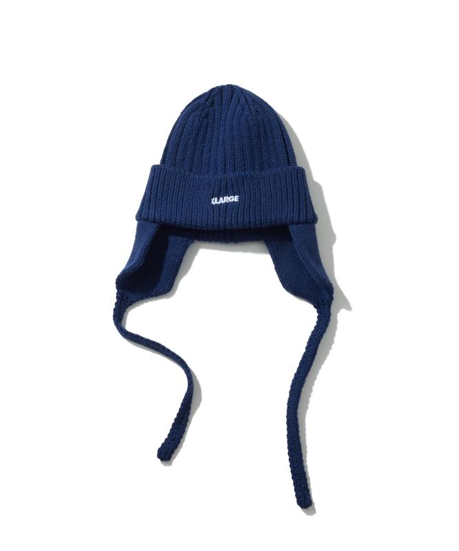 Rakuten - XLARGE ビーニーEARFLAP KNIT CAPメンズ