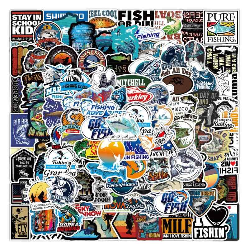100枚 ステッカーセット 屋外釣り 防水 ステッカー 落書きシール ファッション シール おしゃれ かわいい スーツケースステッカー お気に入りのスーツケース ギター 手帳 車 バイク 自転車
