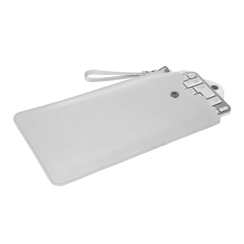 Geekria キーボードキャリングケース ロジクール Logicool MX Keys Mini/Mini for Mac/Pebble Keys 2 K380sと互換性あり 人造皮革 トラベル保護バッグ (ライトグレー)