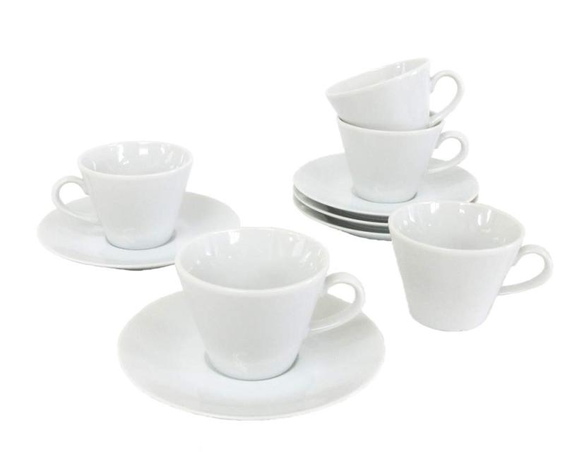 コーヒーカップ ソーサー 5客セット 白 ホテル スタンダード 業務用 日本製
