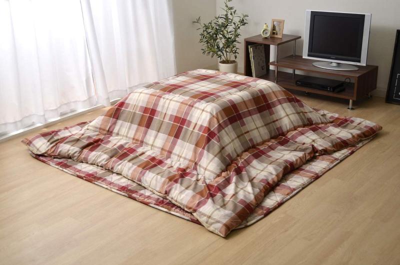 イケヒコ こたつ布団 掛敷セット チェリン チェック