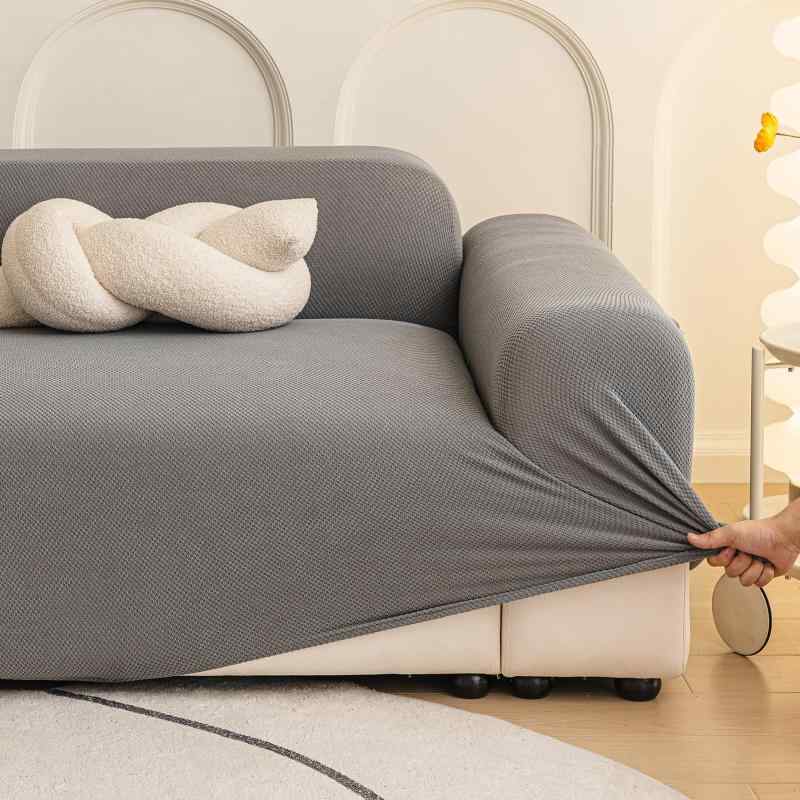 JEMAジェマ ソファーカバー 2人掛け フィットタイプ 肘付き かけるだけの簡単ソファ用カバー