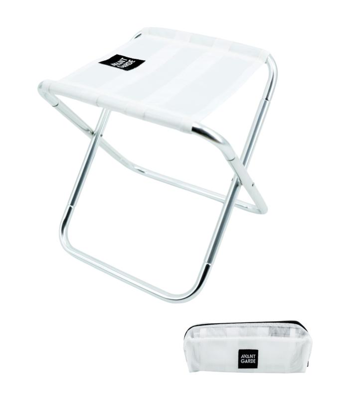 [AVANT GARDE] LightTrend 折りたたみ椅子 アウトドアチェア コンパクト 軽量 263g アルミ合金 高強度 超々ジュラルミン(A7075) 透明感 高級生地 Polyamide 6 収納ポーチ付き 持ち運び便利 ウルトラライト
