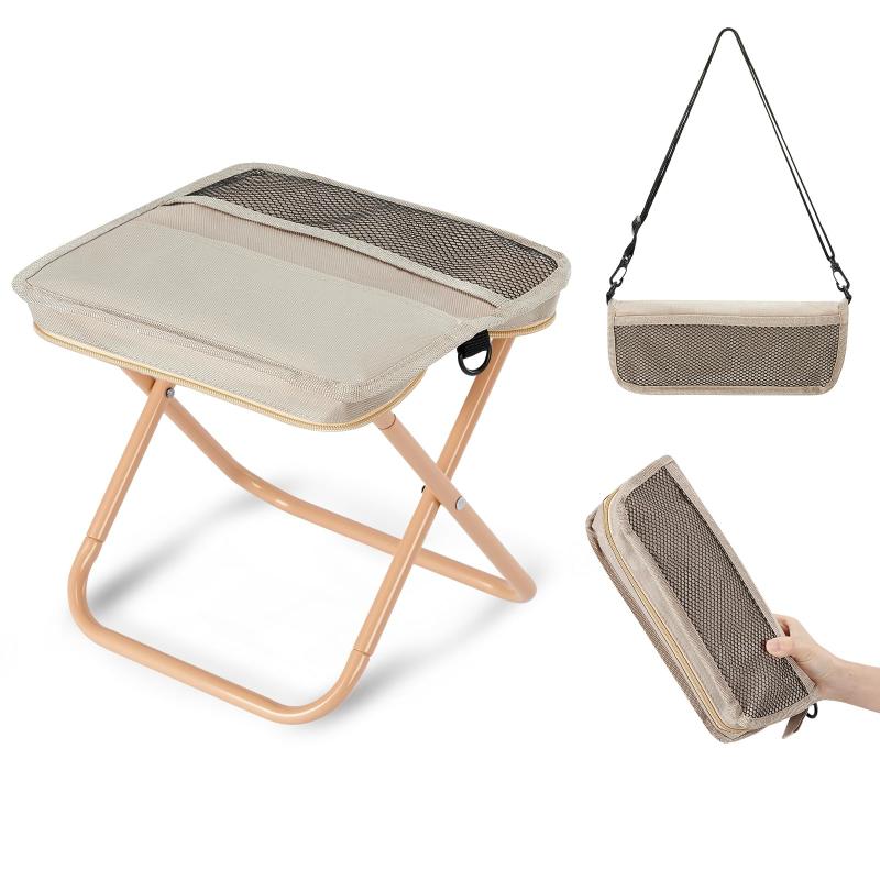 Fenghome 折りたたみ椅子 アウトドアチェア コンパクト 超軽量 携帯チェア ショルダー付き 持ち運び便利 収納袋一体型 キャンプ 椅子 釣り ピクニック アウトドア お花見 バーベキュー ハイキ