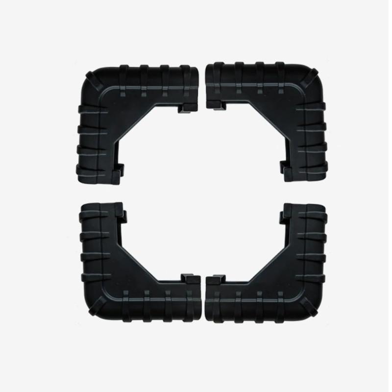 4個 椅子脚カバー 滑り止め 家具脚 底部プロテクター 傷防止 キャンプ 釣り 折りたたみ椅子脚パッド保護