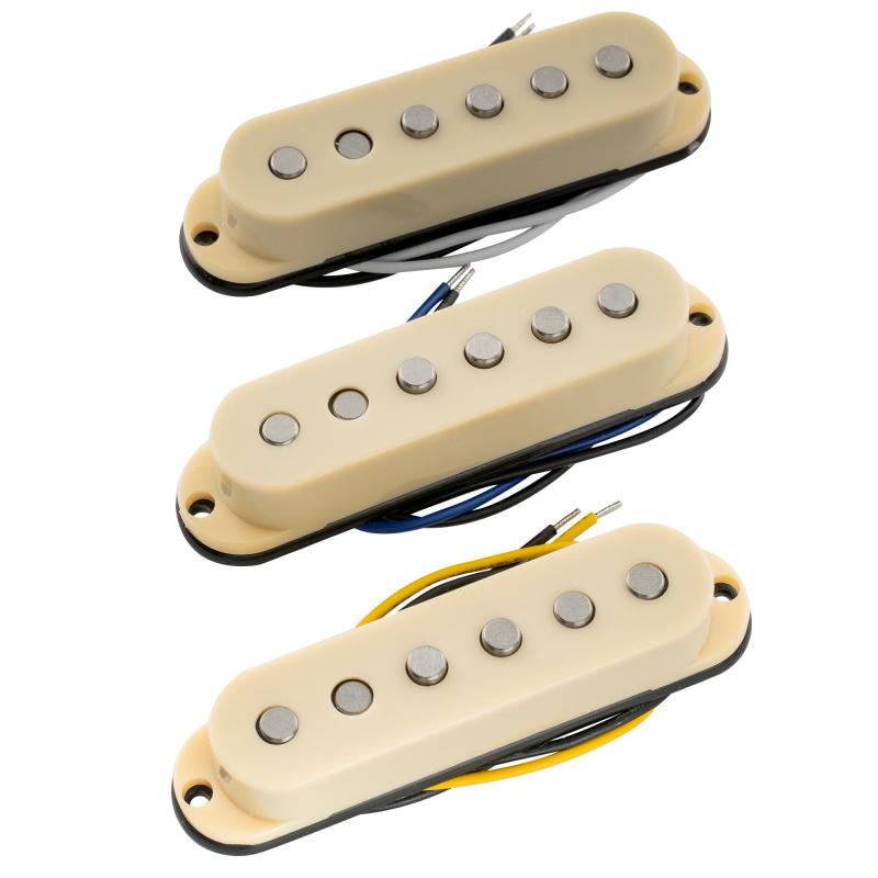 Musiclily Pro ST-60SE Staggeredアルニコ5 シングルコイルピックアップPU Stratストラトエレキギター用