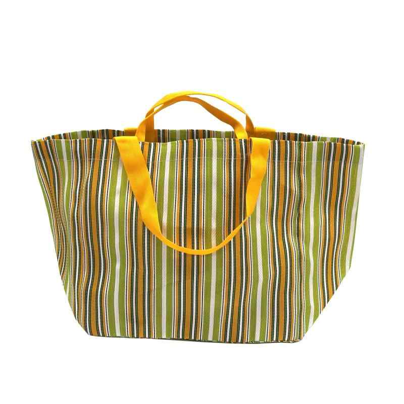 [キーストーン] マーケットバッグ マーキュリー イエロー/グリーンハンドメイド商品の為、サイズ、色の際がある場合がございます。予めご了承ください。