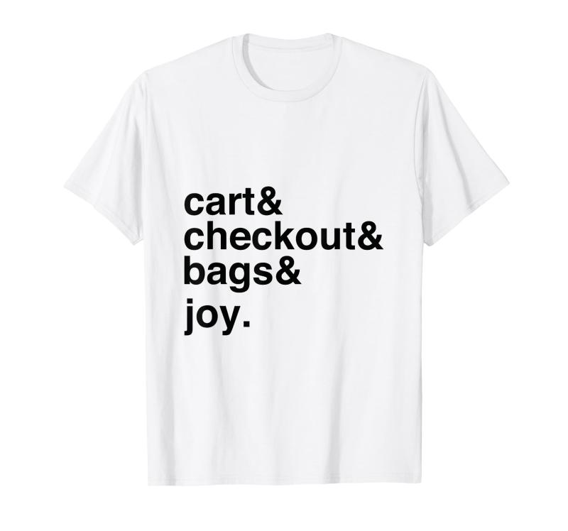 カートとバッグのオンライン ショッピング Happiness Tシャツ