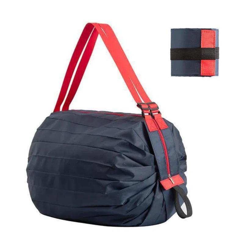 [Jravezt] エコバッグ 折畳み 買い物袋 大容量 コンビニバッグ 水や汚れにも強い ショッピング袋 耐久性 可折りたたみバッグ 収納 携帯便利 男女兼用