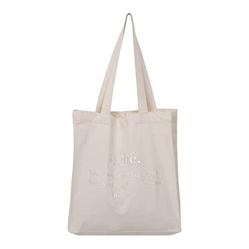 [§SEYIXU] キャンバストート レディース 学生トートバッグ 大容量 キャンバス バッグ ショルダーバッグ ファスナー開閉 韓国 大きい かばん エコバッグ 通勤 通学