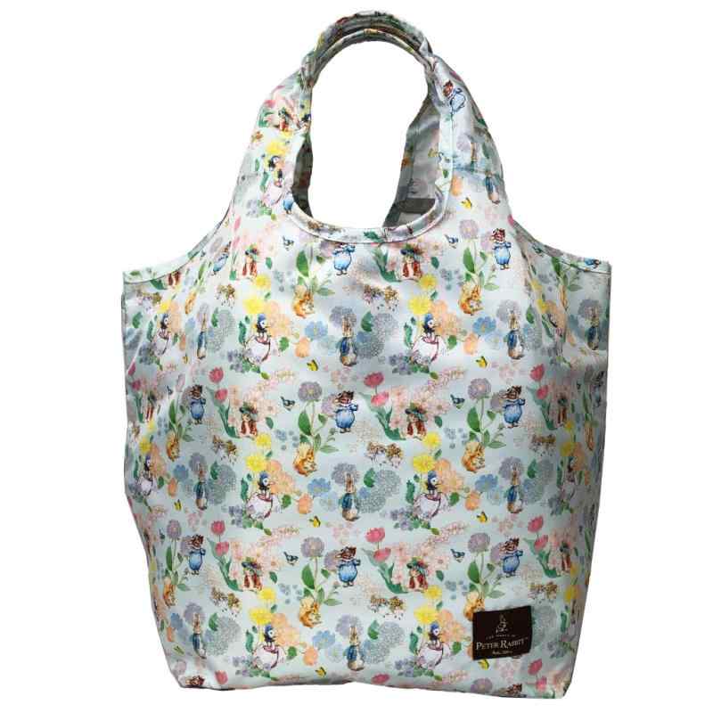 [PETER RABBIT(TM) ピータ―ラビット(TM)] ショッピングバッグ ハンドバッグ コンパクト エコバッグ 軽量 お買い物 Mサイズ 2501-0668