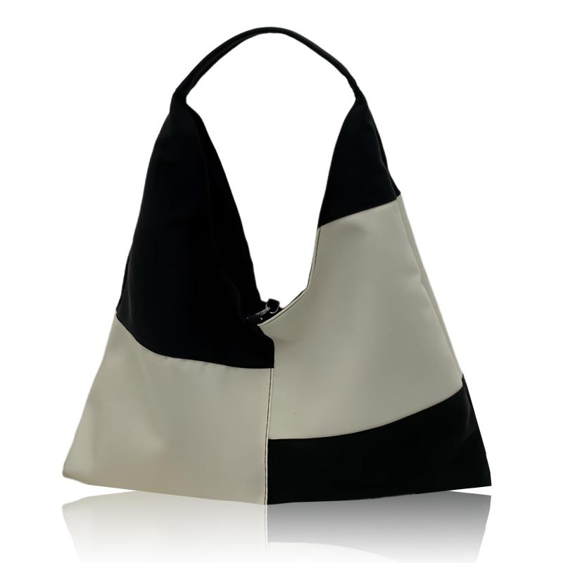 [Itsgone] ショルダーバッグ レディース バッグ キャンバスバッグ トートバッグ ショッピング カラーマッチング 大容量 トラベル 通勤 デュアルユース ファッション