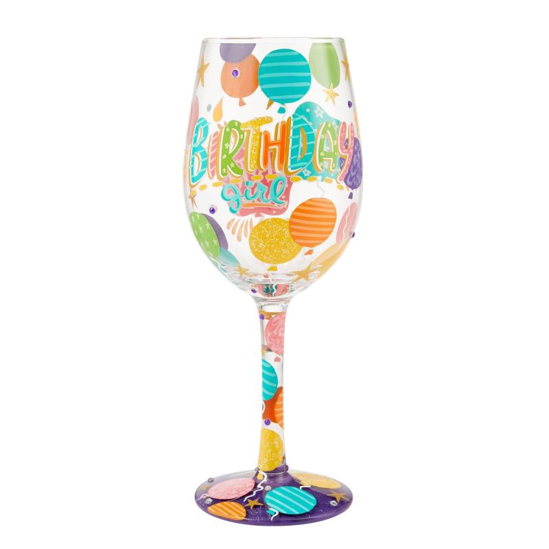 Wine Glasses - enesco Lolita ワイングラス Birthday Girl 6013092
