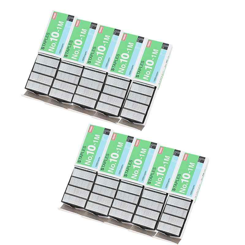 Akkerds (PENGBO) ホチキス ホッチキス針 ハンディタイプ向け 10号 No.10-1M 10個入