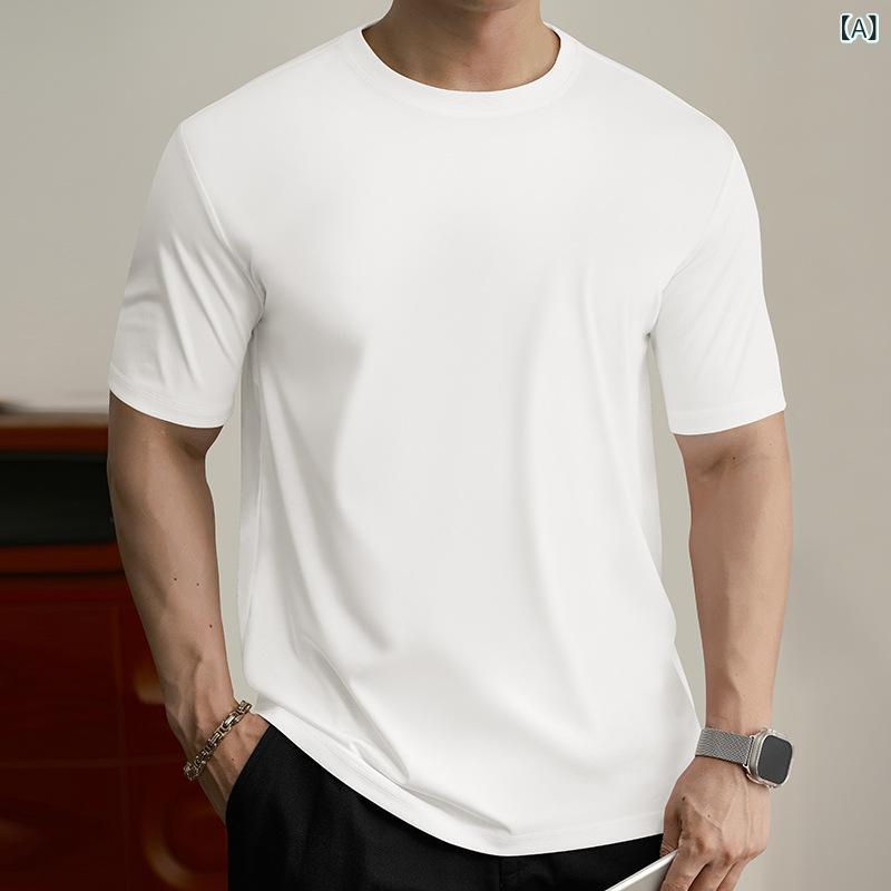 ・カテゴリ: Tシャツ・スタイル: 基本大衆・主な素材: 綿87.8%、氨纶12.2%・袖丈: 短袖・柄: 単色・カラー展開: 白色、黒色、灰藍、深灰、卡其灰、咖啡棕・サイズ展開: M、L、XL、2XL、3XL、4XL・フィット: 合体型・ネックライン: 丸首・詳細: 三本針・加工: 絹光・重さ: 200g・機能: 速乾、透気、抑菌、吸湿排汗、降温涼感