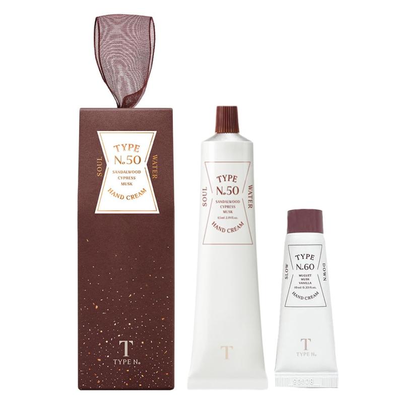 Rakuten - 【 TYPE No. 】 タイプナンバー No.50 SOUL WATER パフュームハンドクリーム企画セット(No.50 SOUL WATER 40ml＋No.60 SLOW DOWN 10ml) ソウル　韓国コスメ 穏やかさや落ち着きを表現した、柔ら