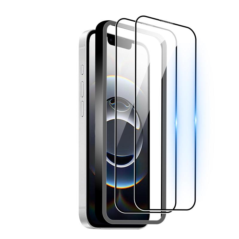 �б� iPhone 16e/13/14/13 Pro ���饹�ե���� ��2* �ݸ�ե����+ 1*���������դ��� ��Ʃ��Ψ�����ɻߥ����ե���16e ���� ������...