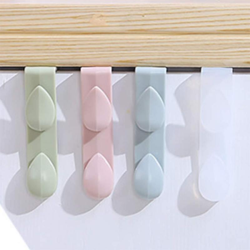 HJ フック ドアフック 掛けフック ドアハンガー 収納フック 取り付け簡単 引っ掛け式 吊り下げ 壁傷つけない 穴あけ不要 滑り止め シンプル 浴室 多機能 ドア用（色ランダム）