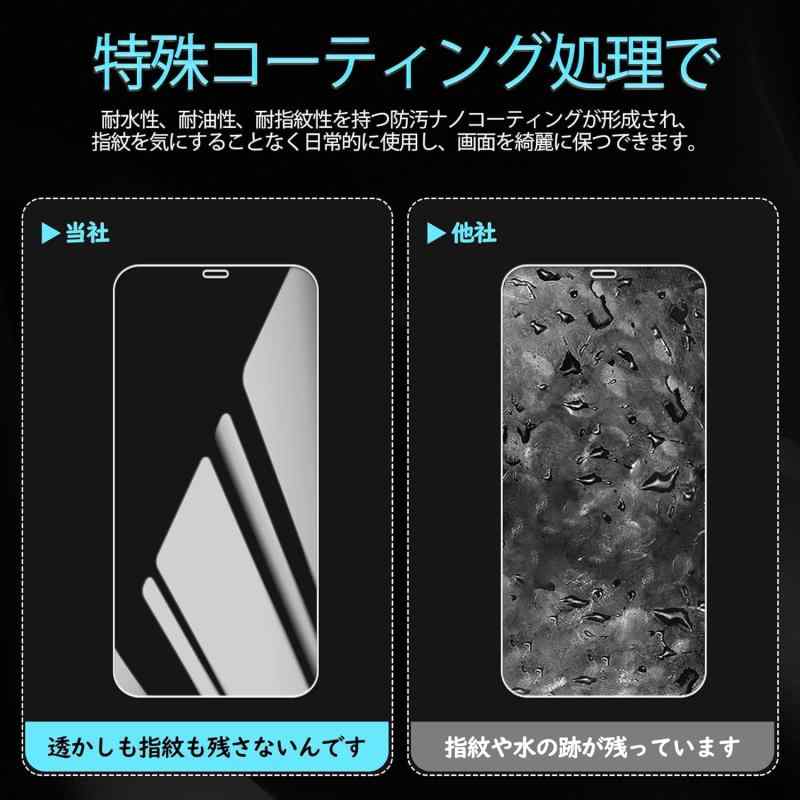 【初心者にも簡単】iPhone 11 Pro/X/Xs用強化ガラススクリーンプロテクター、2枚パック、取り付けガイドフレーム付き、自己粘着性、貼り付け簡単、指紋防止、飛散防止、iPhone 11Pro、Xsに対応、