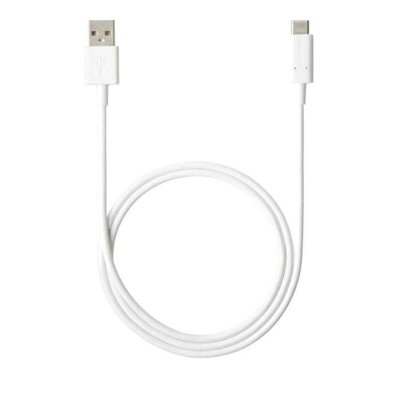 docomo ドコモ純正品 USBケーブル A to C 02 / 1.0m 充電＆データ転送対応 Type-Cケーブル ホワイト (AHD59226)