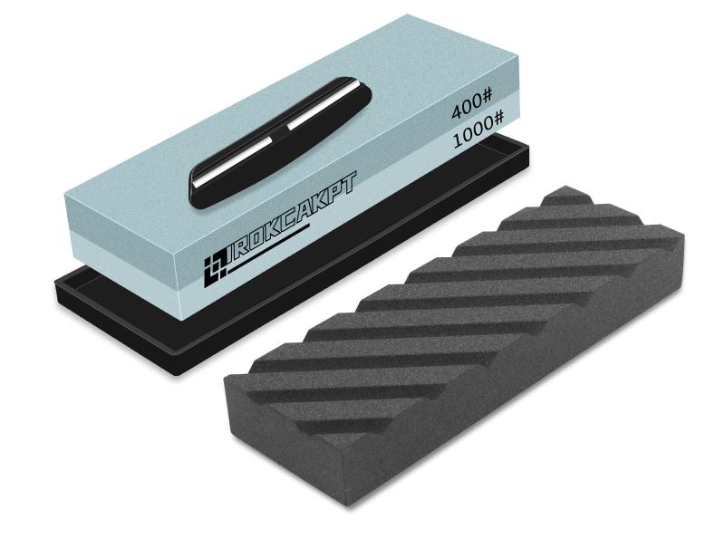 IROKCAKPT 砥石面直し 両面砥石 中砥ぎから仕上げ 研ぎ器 セット 包丁 キッチン 園芸用のハサミ キャン..