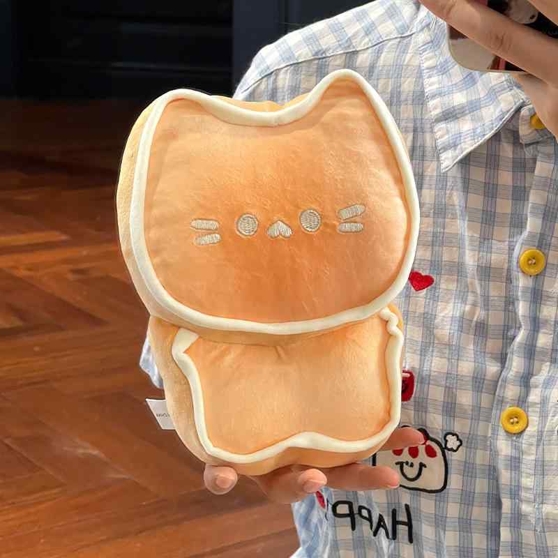 ぬいぐるみ 猫 かわいい キャット クッション 抱き枕 玩具 おもちゃ もちもち ふわふわ 癒し 虎皮ロールケーキ バタークッキー キャラクター 人形 キッズ 子ども プレゼント ギフト 贈り物 ブラウン ホワイト