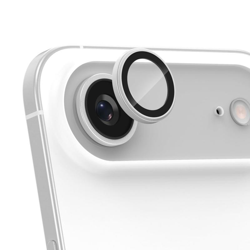 Pukenin iPhone 17Air用 カメラレンズ保護フィルム iPhone 17 AIR専用 10H強化ガラス アルミ合金 キズ防止 耐衝撃 高透過率 超薄0.25mm 撥油コート 気泡防止 ケース対応 レンズカバー