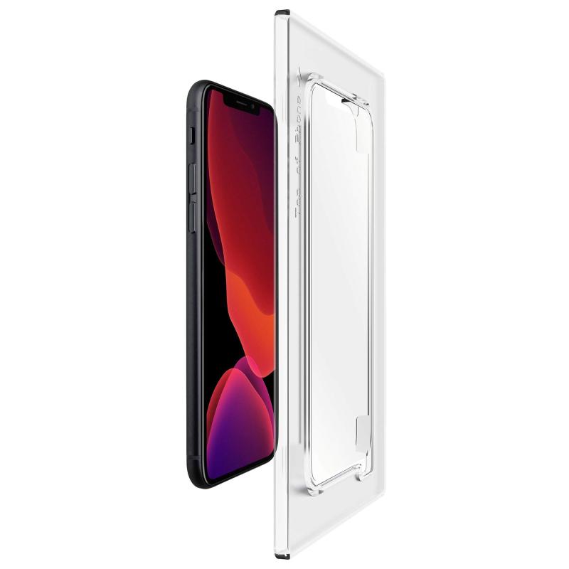  iPhone 11 ガラスフィルム 指紋 防止 保護フィルム 日本製 AGC ガラス 使用 気泡防止 強化ガラス 貼付ガイド枠付 保護フィルム  BODYGLASS