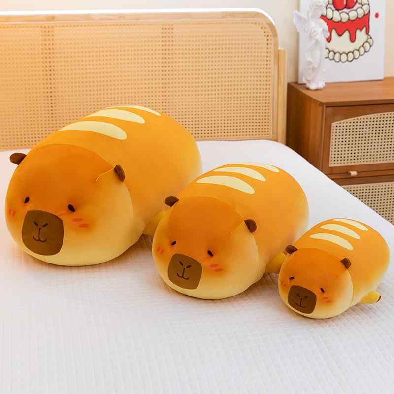 ぬいぐるみ カピバラ 抱き枕 クッション もちもち ふわふわ 毛绒玩具 人形 おもち...