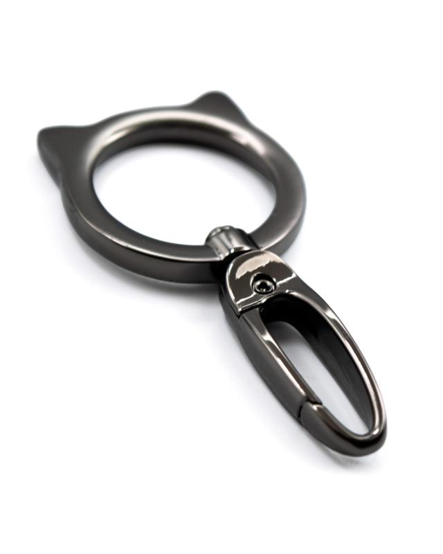 猫耳スマホリングと肉球のストラップホルダー