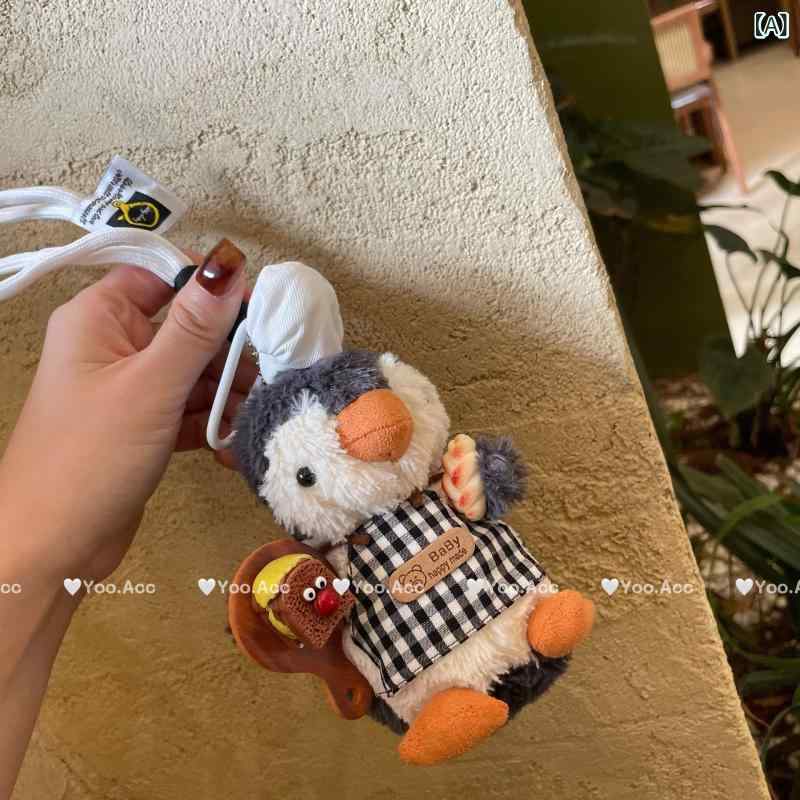 ・カテゴリ: ぬいぐるみバッグチャーム・主な素材: 混合・カラー展開: 格子エプロン、デニムエプロン・スタイル: キュート、新鮮で甘い